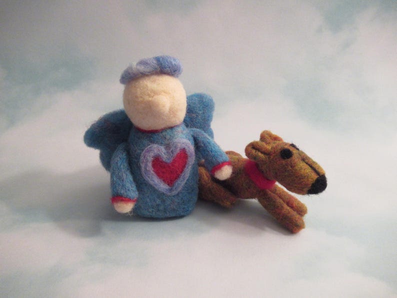 Angel With Dog, Collectible Figures, Pet Loss image 6