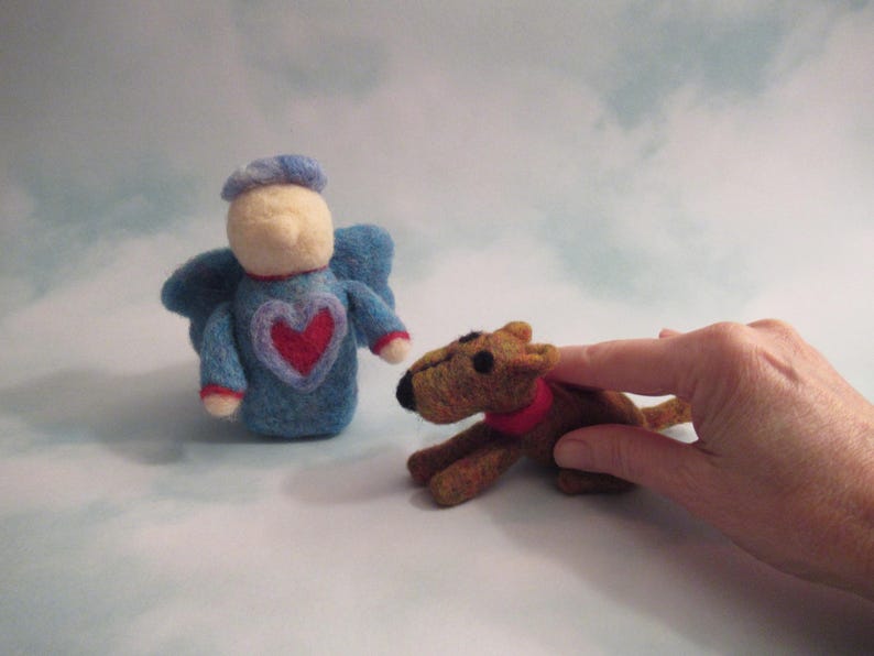 Angel With Dog, Collectible Figures, Pet Loss image 3