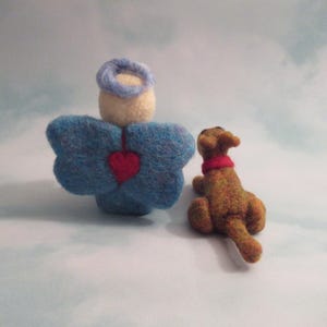 Angel With Dog, Collectible Figures, Pet Loss image 9