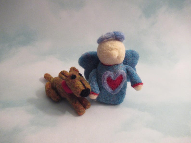 Angel With Dog, Collectible Figures, Pet Loss image 8