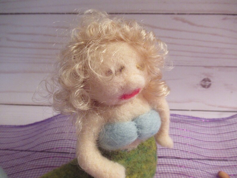 Mermaid Doll, Fantasy Figure, Little Mermaid, Made By Hand bild 7