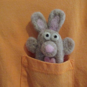 Pocket Pet Small Bunny Handmade Rabbit Little Friend - Etsy