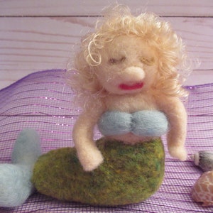 Mermaid Doll, Fantasy Figure, Little Mermaid, Made By Hand bild 1