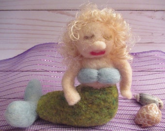 Mermaid Doll, Fantasy Figure, Little Mermaid, Made By Hand