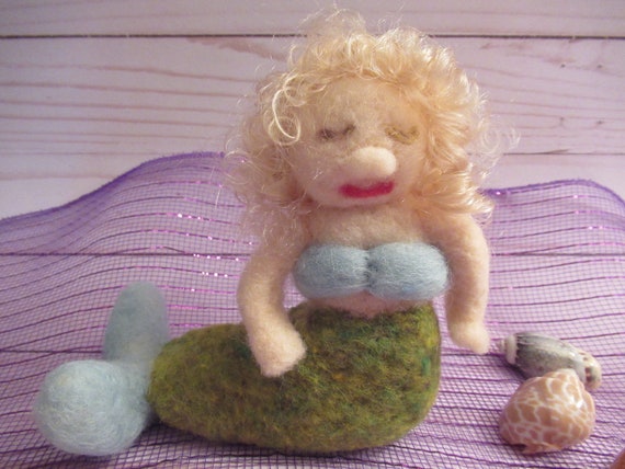 Mermaid Doll, Fantasy Figure, Little Mermaid, Made By Hand