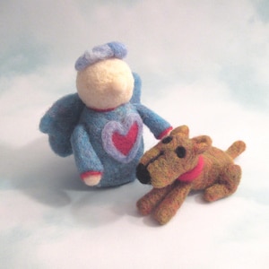 Angel With Dog, Collectible Figures, Pet Loss image 1