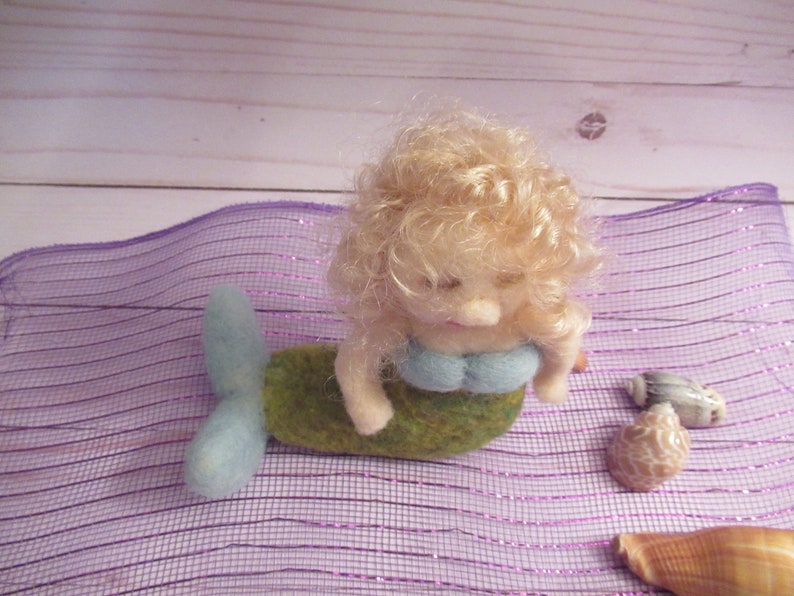 Mermaid Doll, Fantasy Figure, Little Mermaid, Made By Hand bild 10
