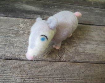 Little Fat Possum, Small Plush, Handmade Animal