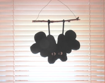 Felted Bat, Hanging Ornament, Home Decor