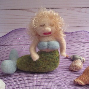 Mermaid Doll, Fantasy Figure, Little Mermaid, Made By Hand bild 8