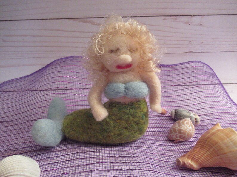 Mermaid Doll, Fantasy Figure, Little Mermaid, Made By Hand bild 8