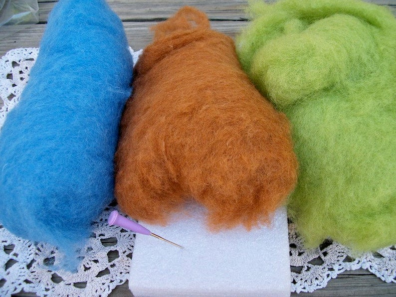 Cat Figure Handmade Gift Needle Felted Kitty
