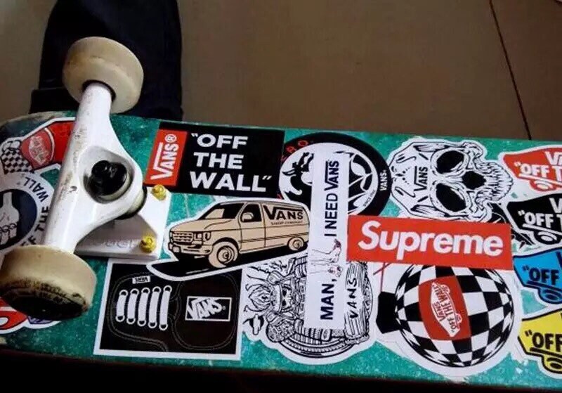 Skateboard Vans stickers vans shoe stickers vans off the wall Etsy