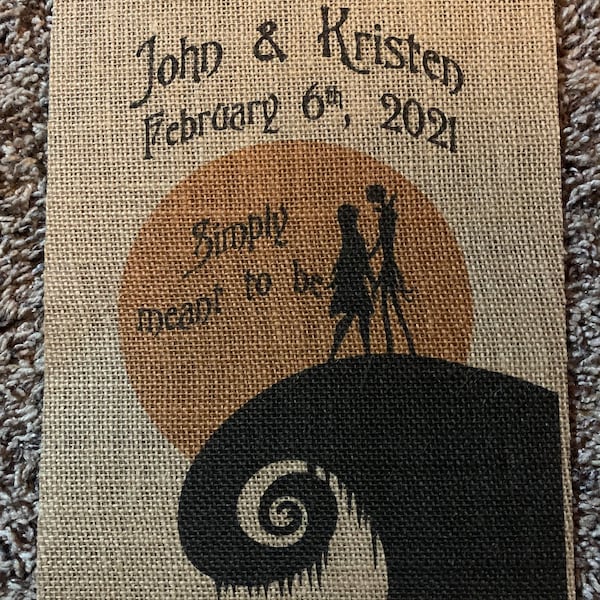 Jack and Sally Wedding Etsy