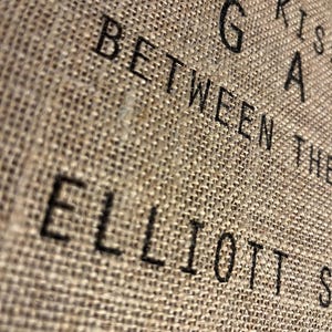 Elliott Smith - Lyrics - Burlap Print afbeelding 3