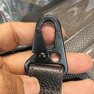black coated buckle