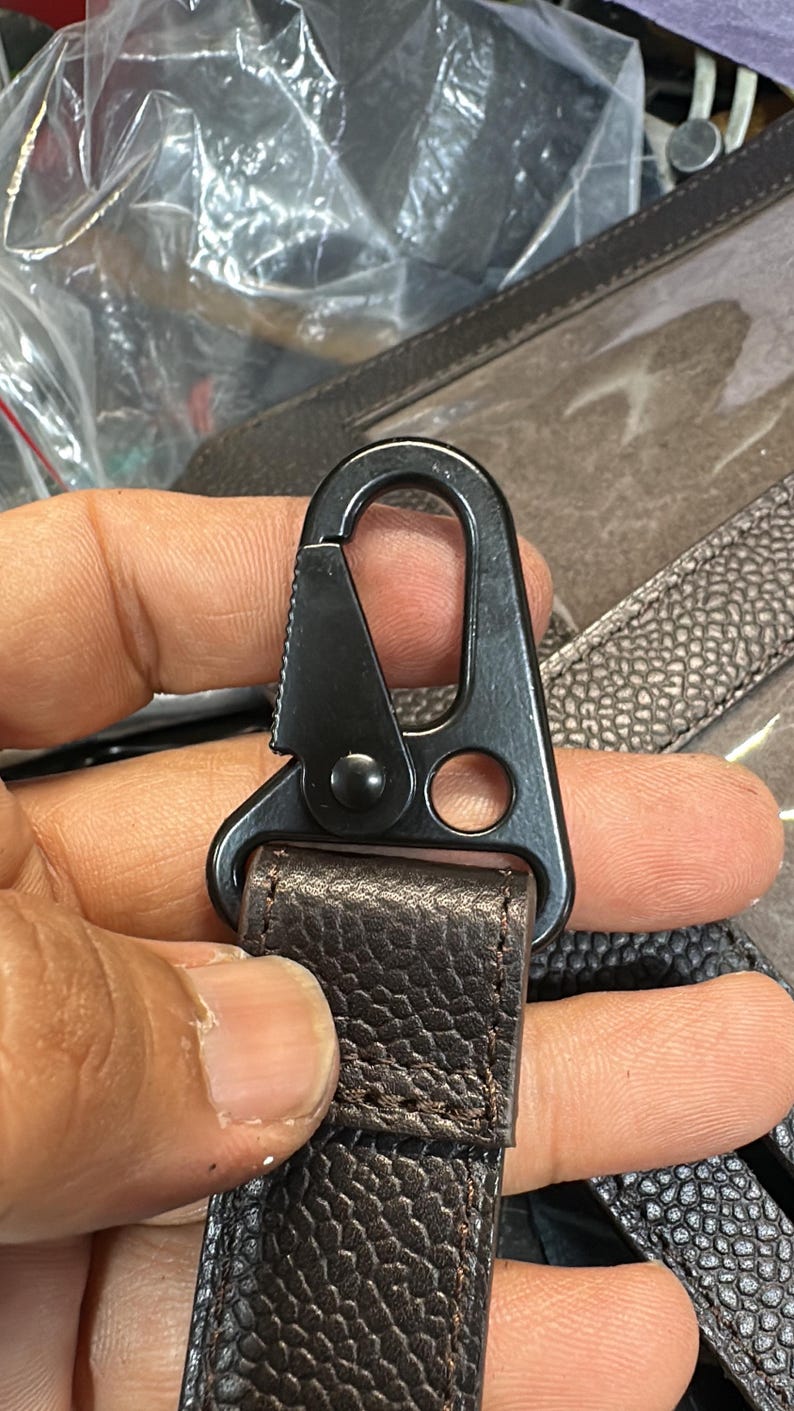 black coated buckle