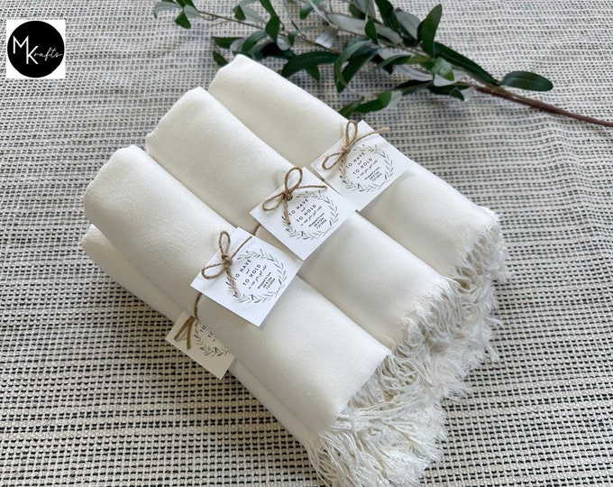Featured listing image: WEDDING SHAWLS Tag, PASHMINA Wrap, Eco Friendly Silky Personalized Bridesmaid Luxury Pashminas Scarf, Bridal Shower Gift Gigi 1