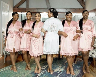 Robes - Bridesmaid Gift -  Bridesmaid Robes - Wedding Robes - Bridesmaids Gift Ideas - Bridal Shower Gift