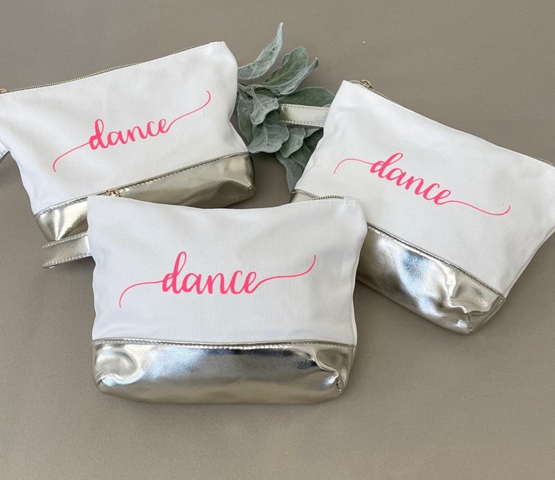 PERSONALIZED POUCH BAG Custom Cosmetic Bag Personalized Text Etsy