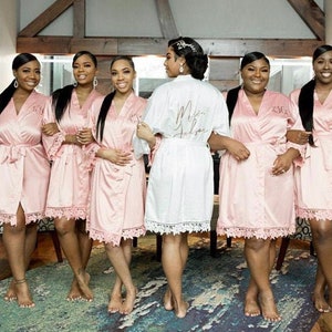 Bridesmaid Robes - Robes -  Bridesmaid Gift - Wedding Robes - Bridesmaids Gift Ideas - Bridal Shower Gift Gigi