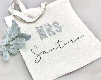 Tote Bags Canvas Tote - Bride Bag Personalized Tote - Bag Bridesmaid Tote  - Bag