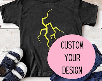 kids Black Custom Text Design Shirt Toddler Custom Balck Shirt Birthday Shirt for Kids Personalized Toddler Birthday Gift Shirt