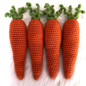 Easter Photo Prop, Easter Bunny Carrot, Carrot Amigurumi, Carrot Prop, Crocheted Carrot, Green stem Carrot, Baby Photoshoot Prop, Carrot Toy