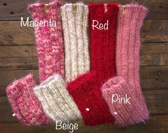 Leg Warmers, Knitted Leg Warmers, Christmas Leg Warmers, Yoga Leg Warmers, Handmade Leg Warmers, Dance Leg warmers, Ice Skating Leg Warmers