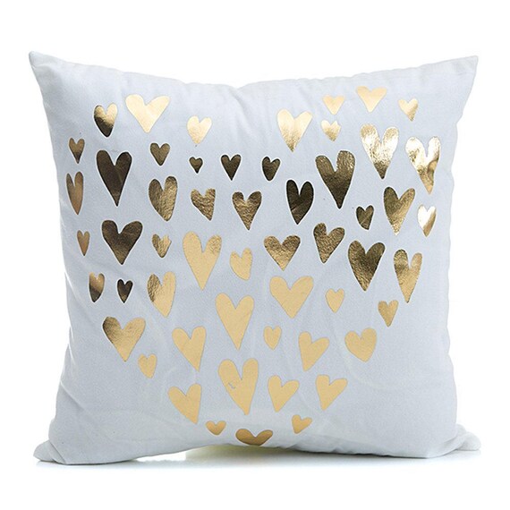 small gold pillow