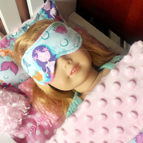 Sleep Mask for Doll, Doll Sleep Mask, Sleeping Eye Mask, Sleep Mask for Girls, 18 inch Doll Accessory