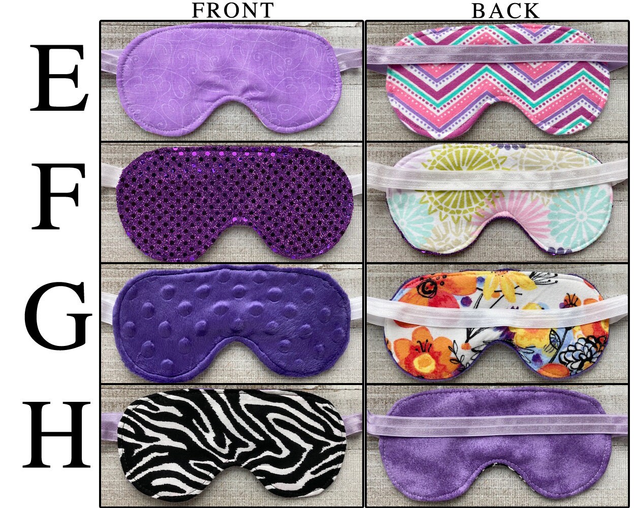 Purple Sleep Mask Purple Sleeping Eye Mask Gift for Mom Etsy