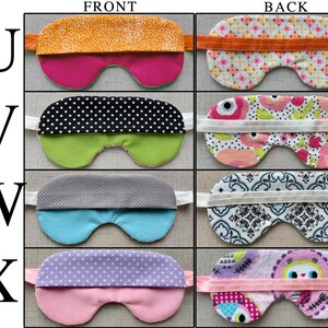 Lavender or Rice Filled Sleep Mask: Cotton Flannel, Weighted Aromatherapy, Mother's Day Gift image 7