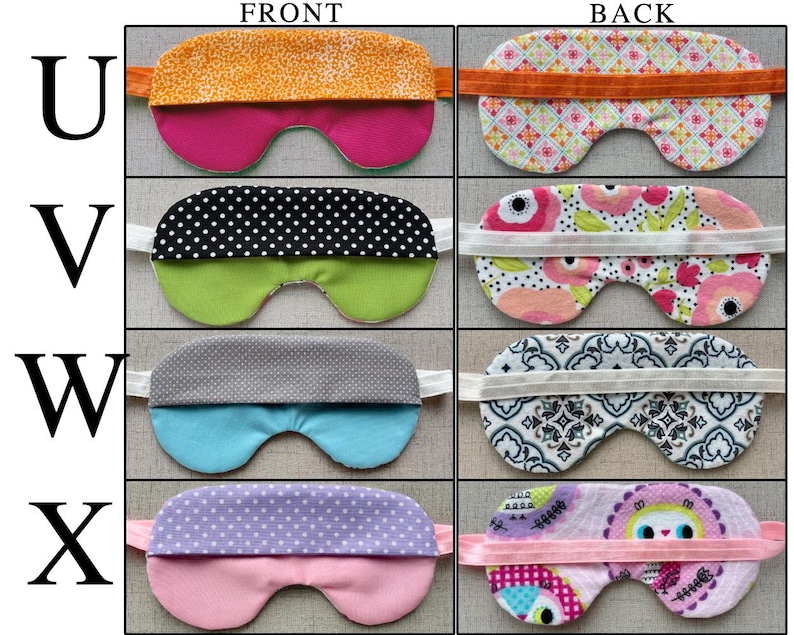 Lavender or Rice Filled Sleep Mask: Cotton Flannel, Weighted Aromatherapy, Mother's Day Gift image 7