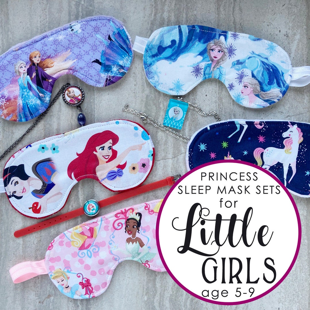 Princess Sleep Mask for Little Girls, Sleeping Masks, Eye Mask, Sleep Mask Gift Ideas, Child