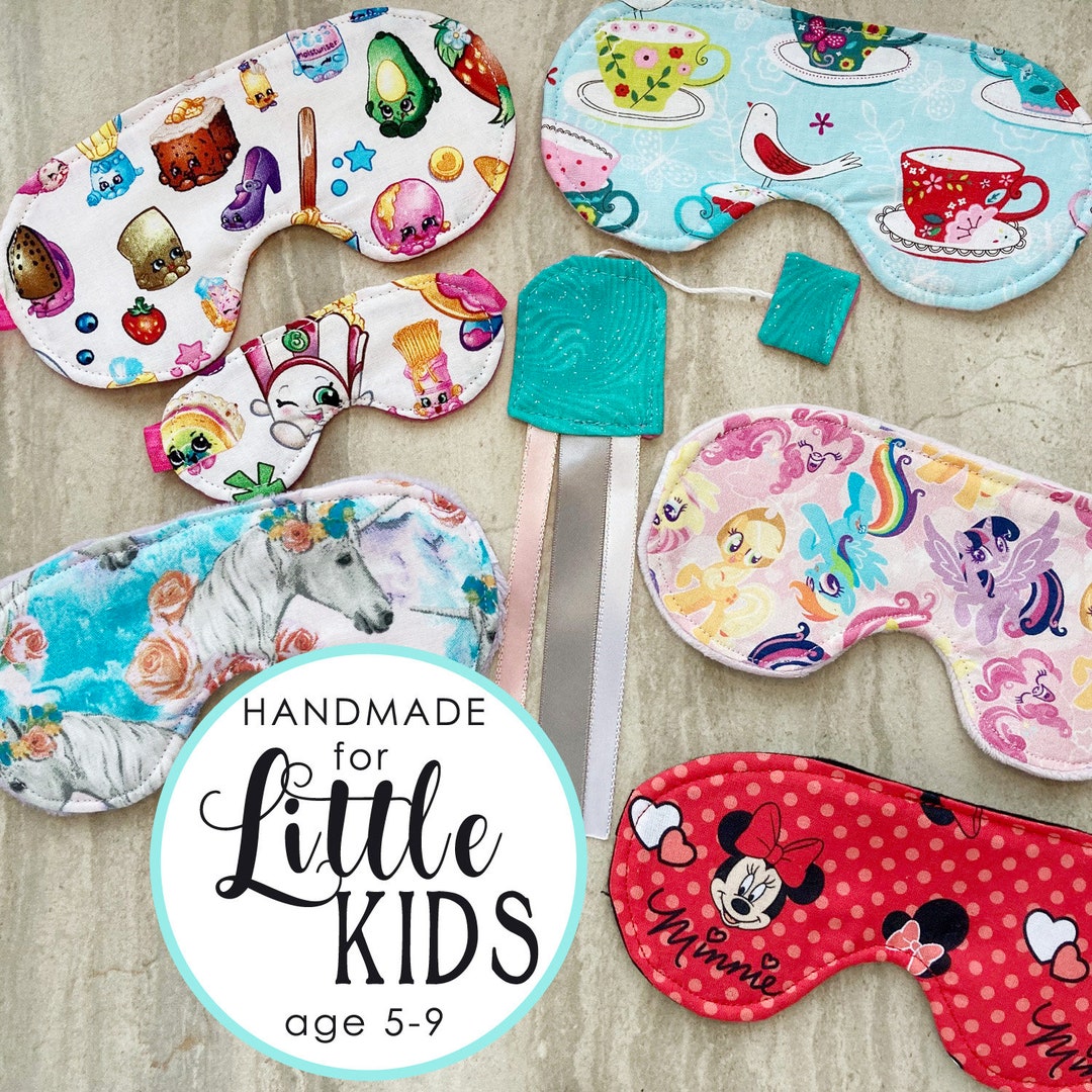 Sleep Masks for Kids, Child Sleep Mask, Kids Sleep Mask, Sleepover Party Favors, Girl Sleep