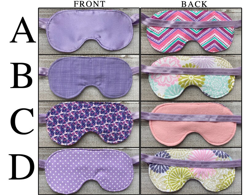 Purple Sleep Mask Purple Sleeping Eye Mask Gift for Mom Etsy