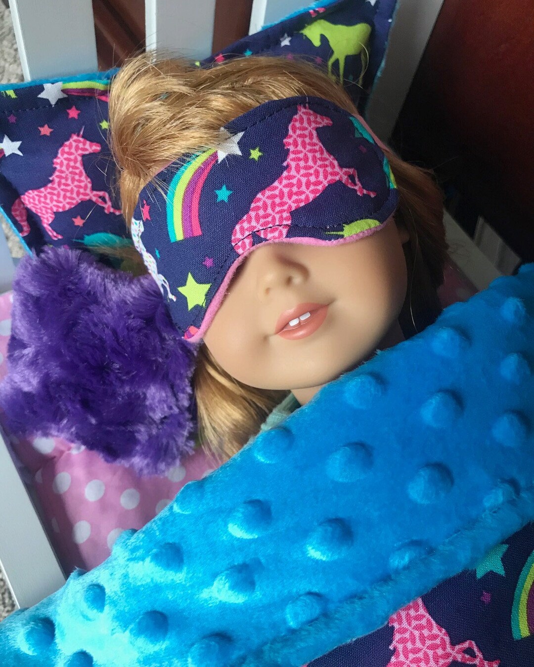 Sleep Mask for Doll, Doll Sleep Mask, Sleeping Eye Mask, 18 Inch Doll