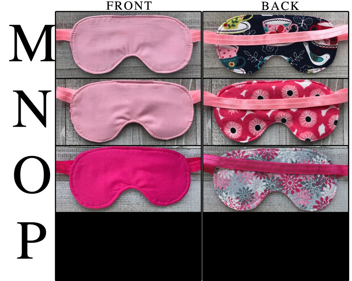 Pink Sleep Mask Sleeping Eye Mask. Chevron Sleep Mask Etsy