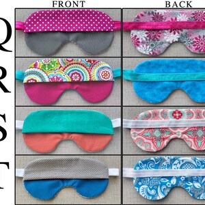 Lavender or Rice Filled Sleep Mask: Cotton Flannel, Weighted Aromatherapy, Mother's Day Gift image 6