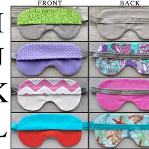 Lavender or Rice Filled Sleep Mask: Cotton Flannel, Weighted Aromatherapy, Mother's Day Gift image 4