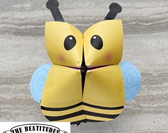 Beatitudes Cootie Catcher: Sermon on the Mount Activity Game (PDF Download