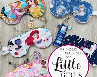 Princess Sleep Mask for Girls: Handmade Eye Mask, Fish Extender Gift