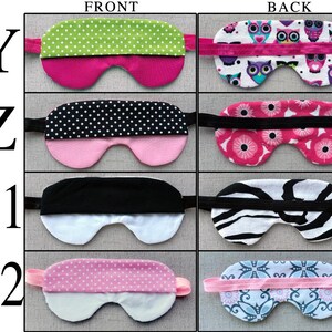 Lavender or Rice Filled Sleep Mask: Cotton Flannel, Weighted Aromatherapy, Mother's Day Gift image 8