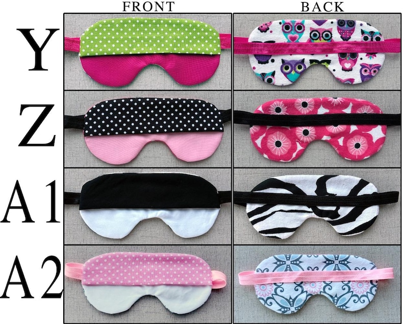 Lavender or Rice Filled Sleep Mask: Cotton Flannel, Weighted Aromatherapy, Mother's Day Gift image 8