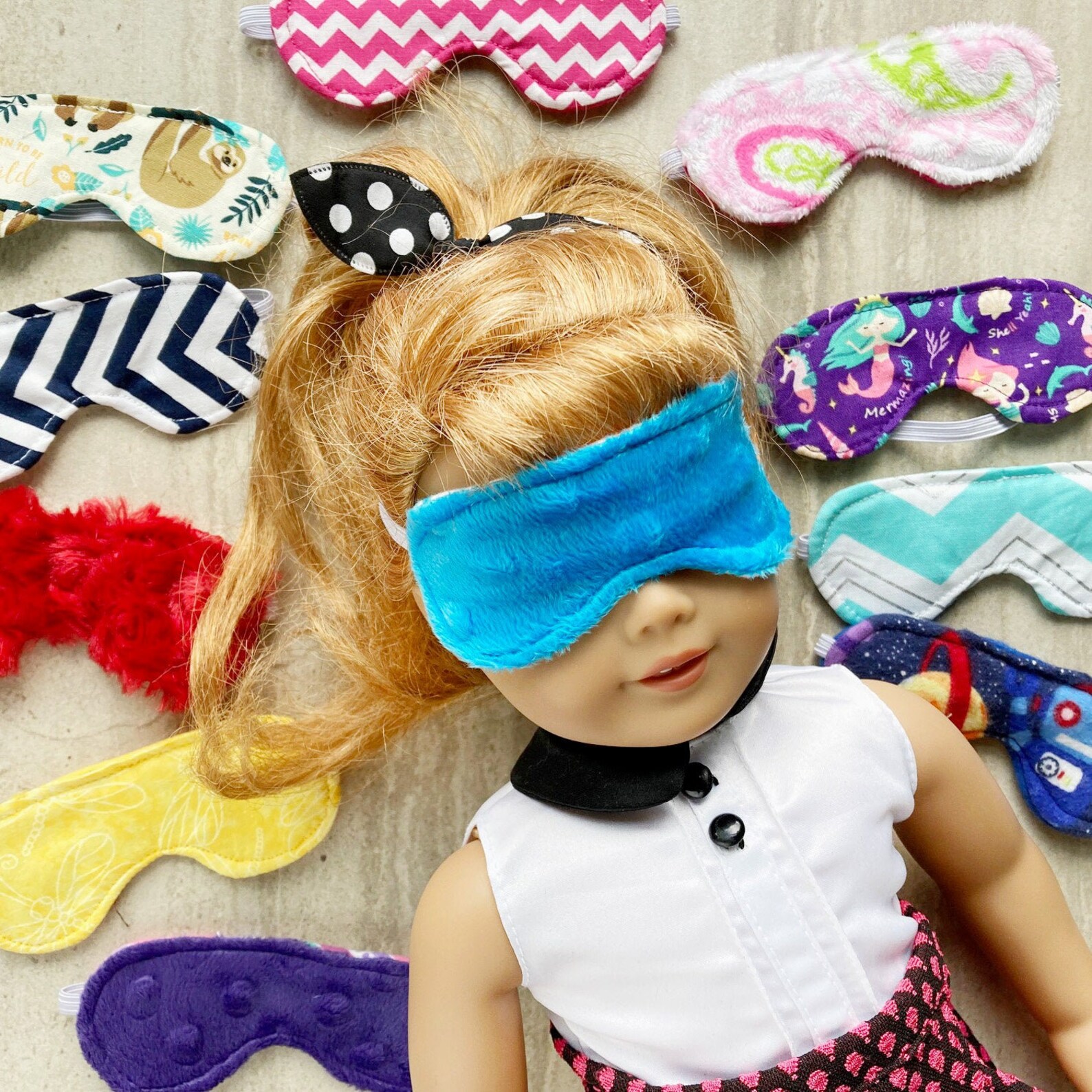 Sleep Mask for Doll Doll Sleep Mask Sleeping Eye Mask 18 Etsy UK