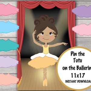 Pin Tutu on Ballerina Ballerina Games Birthday Etsy