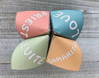 Good Samaritan Fortune Teller, Good Samaritan Activity, Good Samaritan Cootie Catcher Game INSTANT DOWNLOAD