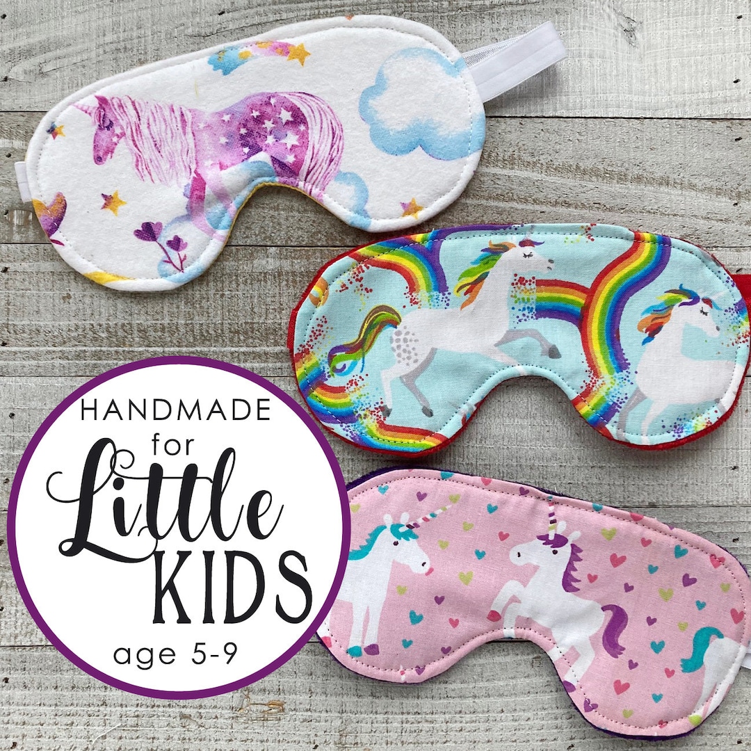 Unicorn Sleep Mask for Little Girls, Sleeping Masks, Eye Mask, Sleep Mask Gift Ideas, Child