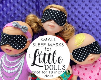 Sleep Mask for Little Dolls, Doll Sleep Mask, Sleeping Eye Mask, Doll Accessory